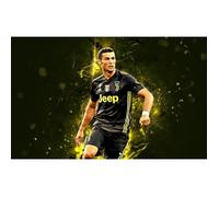 Poster Affiche Cristiano Ronaldo CR7 Football Star Artwork Turin 42cm x 67cm