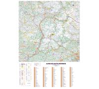 Poster - Alpes-de-Haute-Provence (119 x 85 cm) | Blay Foldex - Papier 150 g avec plastification mate