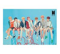 Poster - Bts - Bleu - 61 x 91,5 cm - Papier 150gr - Finition brillante