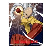 Poster cadre 3D lenticulaire Pyramid One Punch Man - Saitama and Genos Jaune 25,5x4,5x20,5 cm
