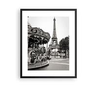 Poster Cadre Noir 40x50 cm Affiche Architecture Noir et Blanc - 5145 - P2B | Poster Mural Moderne Décoratif Art Mural Impression d'Art Salon Chambre Cuisine Tableau Décoration ARTTOR