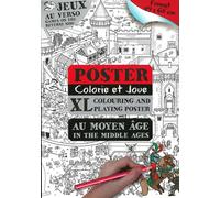 Poster colorie et joue au moyen-age - FRANCOIS FOYARD - La Petite Boite - broché - Document jeunesse