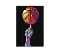 Poster de sport d'art minimaliste pour chambre à coucher, affiche de basketball au bout des doigts, poster Marvel, peinture décorative, affiches murales sur toile pour décoration de chambre et image