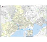 Poster de ville - Brest (100 x 70 cm) | Blay Foldex - Papier 150 g avec plastification mate