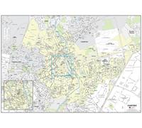 Poster de ville - Chartres (100 x 70 cm) | Blay Foldex - Papier 150 g avec plastification mate