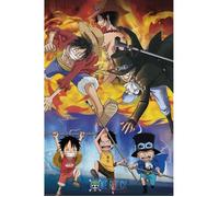 ABYstyle - One Piece - Poster - Ace Sabo Luffy (91.5x61)