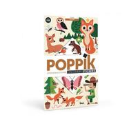 Poster découverte avec stickers forêt