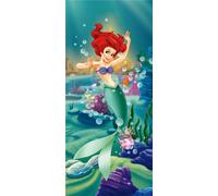 Poster Disney Arielle, la petite sirène Vert, violet et rouge - 600742 - 90 x 202 cm