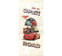 Poster Disney Cars beige, vert et rouge - 600769 - 90 x 202 cm