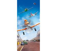 Poster Disney Cars bleu, orange et marron - 600761 - 90 x 202 cm