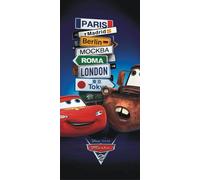 Poster Disney Cars bleu, rouge et vert - 600750 - 90 x 202 cm