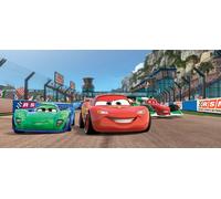 Poster Disney Cars bleu, rouge et vert - 600875 - 202 x 90 cm