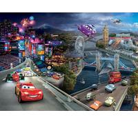 Poster Disney Cars bleu, rouge et violet - 600649 - 160 x 110 cm