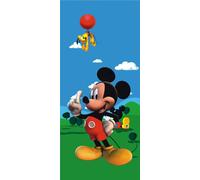 Poster Disney Mickey Mouse bleu, vert et rouge - 600741 - 90 x 202 cm