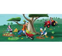 Poster Disney Mickey Mouse vert, bleu et rouge - 600869 - 202 x 90 cm