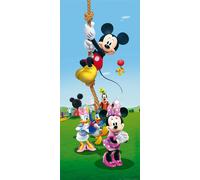 Poster Disney Mickey Mouse vert et bleu - 600759 - 90 x 202 cm