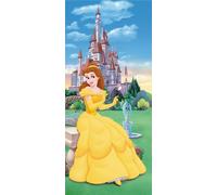 Poster Disney Princesse Belle Vert, Jaune et Bleu - 600744 - 90 x 202 cm