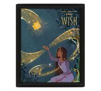 Poster effet 3D Pyramid Wish Come True Bleu 26x20 cm