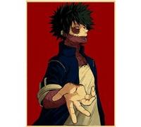 Poster en papier Kraft Vintage My Hero Academia Dabi 42x30 cm