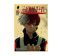 Poster en papier Kraft Vintage My Hero Academia Todoroki Shoto 42x30 cm