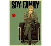 Poster en papier Kraft Vintage Spy x Family (PSK412) 42 x 30 cm G