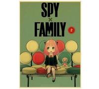 Poster en papier Kraft Vintage Spy x Family (PSK413) 42 x 30 cm G
