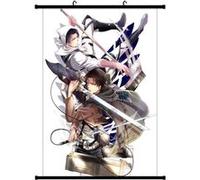 Poster en toile étanche Anime Attack on Titan Levi 60x90 cm G
