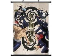 Poster en toile étanche Anime Jujutsu Kaisen Bataille 60x90 cm G