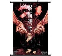 Poster en toile étanche Anime Jujutsu Kaisen Itadori Yuji Gojo Satoru Geto Suguru 60x90 cm G