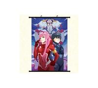 Poster en toile étanche avec cadre en PVC - DARLING in the FRANXX (#666),40x60 CM