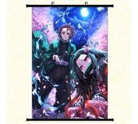 Poster en toile étanche avec cadre en PVC - Demon Slayer (#755),30X45 CM G