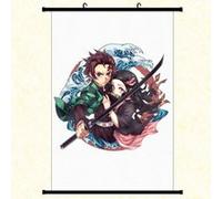 Poster en toile étanche avec cadre en PVC - Demon Slayer (#763),60x90 CM G