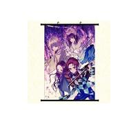 Poster en toile étanche avec cadre en PVC - Demon Slayer (#768),40x60 CM
