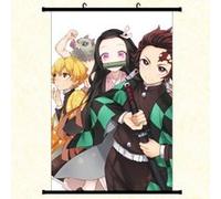 Poster en toile étanche avec cadre en PVC - Demon Slayer (#775),60x90 CM G