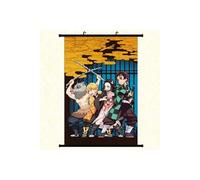 Poster en toile étanche avec cadre en PVC - Demon Slayer (#777),40x60 CM G