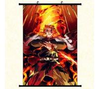Poster en toile étanche avec cadre en PVC - Demon Slayer (#808),60x90 CM G