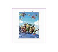 Poster en toile étanche avec cadre en PVC - The Legend of Zelda (#1001),40X60 CM