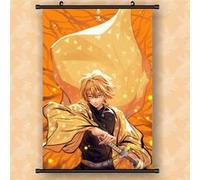 Poster en toile étanche avec cadre noir - Demon Slayer（40X60CM）#17 Noir G