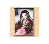 Poster en toile étanche avec cadre noir - Demon Slayer（40X60CM）#21 Noir G