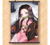 Poster en toile étanche avec cadre noir - Demon Slayer（40X60CM）#21 Noir G