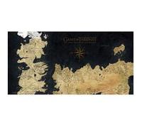 Poster En Verre Game of Thrones Westeros Map 50x25cm G