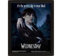 Poster encadrÃ© effet 3D Pyramid Wednesday Perfect Day Marron 26x20 cm