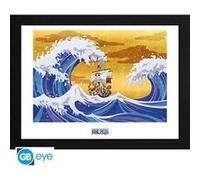 ABYSTYLE One pièce - tirage encadré thousand sunny