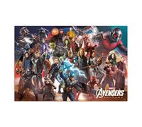 Grupo Erik - Poster Marvel Avengers Endgame Personnages - Deco Maison, Decoration Murale, Affiche Décorative