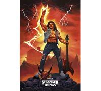 Poster imprimé Stranger Things 4 Eddie - Dimensions : 61 x 91,5 cm