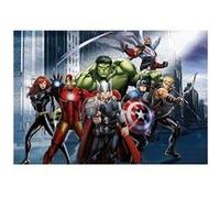 Poster intissé - disney marvel -les avengers en pleine bataille - 160 cm x 110 cm G