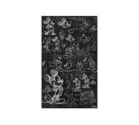 Poster intissé tableau à la craie Mickey Disney 120x200cm