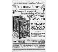 Poster Les Animaux Fantastiques: Les Crimes de Grindelwald Flourish & Blotts - Papier Glacé - 91x61cm