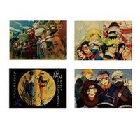 Poster lot of 4 Naruto 51 x 35,5 cm avec Calendrier Naruto 2022 en français G