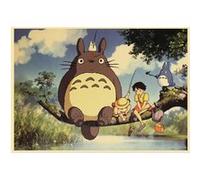 Poster lot of 5 Les films du Studio Ghibli Mon voisin Totoro Le Voyage de Chihiro Princesse Mononoké Le Château dans le ciel Kiki la petite sorcière 51 x 35,5 cm G